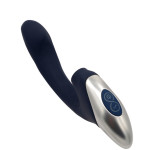 TITANZ 8 " SILICONE RECHARGEABLE VIBRATOR IN BLUE