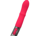 TITANZ 7" SILICONE RECHARGEABLE VIBRATOR IN PINK_B0O25_4