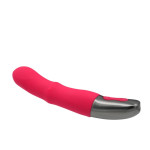 TITANZ 7" SILICONE RECHARGEABLE VIBRATOR IN PINK_B0O25_4