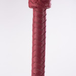 Kid Handle Kid Leather Braided Tails Pink