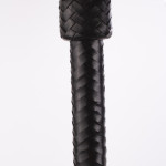 28" Kid Leather 9 Tails Flogger Black