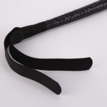 28" Kid Leather 9 Tails Flogger Black