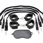 Cuff &amp; Tether Set Black