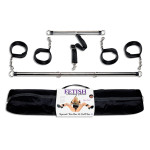 Spread 'em Bar and Cuff Set Silver/Black