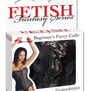 Beginner's Furry Cuffs Black