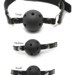 Ball Gag Training System Black