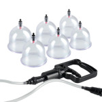 Beginner's 6pc. Cupping Set Clear/ Black