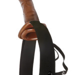 10" Chocolate Dream Hollow Strap-On Brown/Black