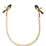 Chain Nipple Clamps Gold/Black