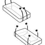 Wraparound Mattress Restraints Black