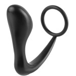 Ass-Gasm Cockring Plug Black