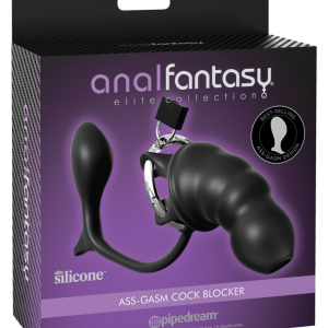 Ass-gasm Cock Blocker Black