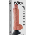 10" Vibrating Cock with Balls Light