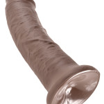 8" Cock Brown