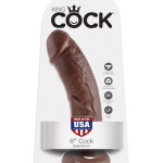 8" Cock Brown