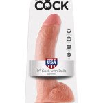 9" Cock with Balls Light