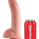 9" Cock with Balls Light