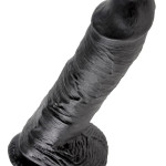 10" Cock with Balls Black