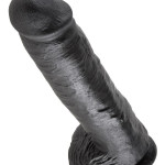 11" Cock with Balls Black