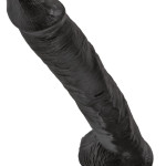 14" Cock with Balls Black