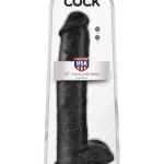 15" Cock with Balls Black