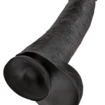 15" Cock with Balls Black