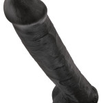 15" Cock with Balls Black