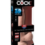 7.5" Triple Density Cock with Balls Light