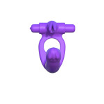 Silicone Double Penetrator Rabbit Purple