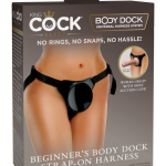 Beginner's Body Dock Strap-on Harness Black/ Black