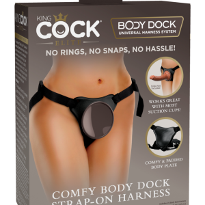 Comfy Body Dock Strap-On Harness Black/ Dark Brown