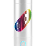 Rechargeable Roto-Bator Pussy White/Clear/Multi