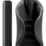 Vibrating Silicone Stimulator Black