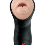 Deep Throat Vibrating Stroker Light/Black