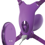 Ultimate G-Spot Butterfly Strap-On Purple