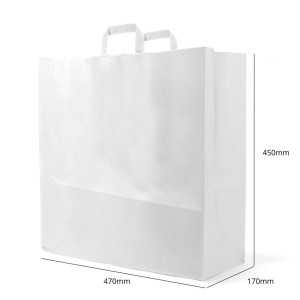 Paper Bag (White) - 450x470x170 mm