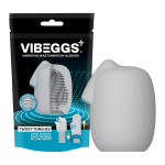 VIBEGGS - Twisty Tongues - Vibrating Masturbation Sleeve - White