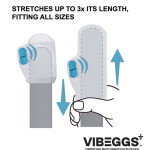 VIBEGGS - Candy Curves - Vibrating Masturbation Sleeve - White