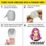 VIBEGGS - Blow Misty - Vibrating Masturbation Sleeve - White