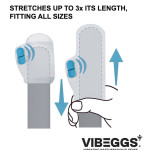 VIBEGGS - Blow Misty - Vibrating Masturbation Sleeve - White