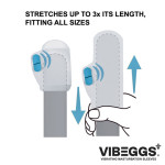 VIBEGGS - Ribs Delight - Vibrating Masturbation Sleeve - White