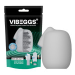 VIBEGGS - Ribs Delight - Vibrating Masturbation Sleeve - White