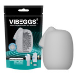 VIBEGGS - Naughty Nubs - Vibrating Masturbation Sleeve - White