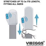 VIBEGGS - Naughty Nubs - Vibrating Masturbation Sleeve - White