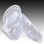 5" with balls Clear