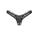 Arrowel Black crotchless thong S/M