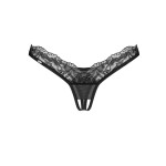 Arrowel Black crotchless thong S/M