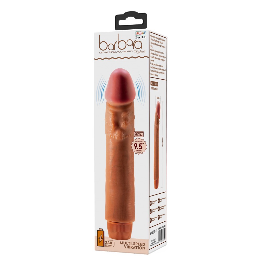 Barbara Dybbuk Realistic Multi-Speed Vibrator 9,5 " Brown Barbara Dybbuk Realistic Multi-Speed Vibrator 9,5 " Brown
