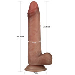 8.5'' Sliding Skin Pro Dual Layer Silicone Dong II