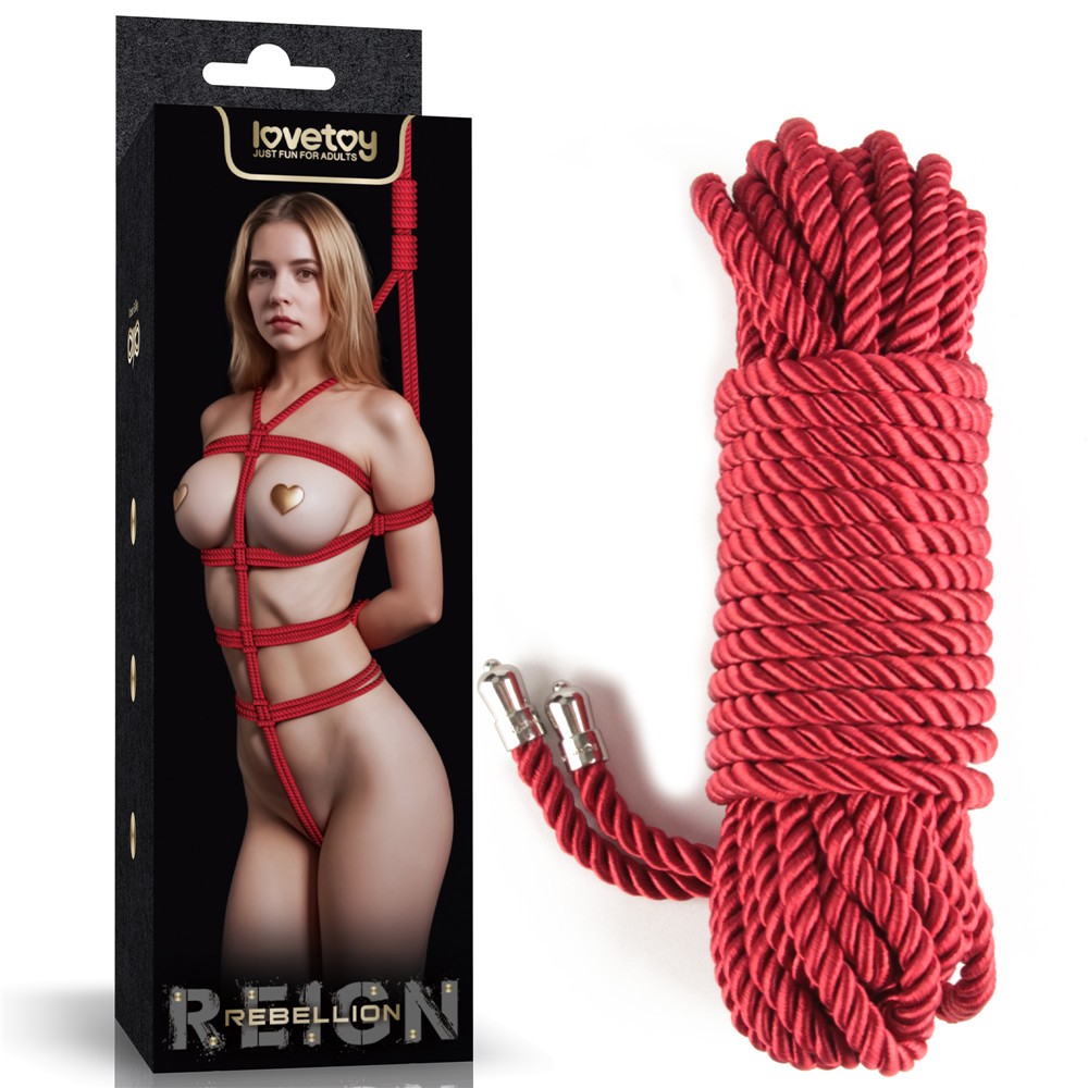 Rebellion Reign Crimson Silky Bondage Rope Rebellion Reign Crimson Silky Bondage Rope